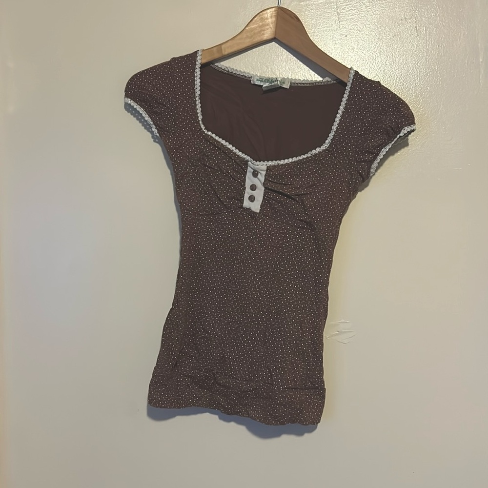 Brown blouse small used